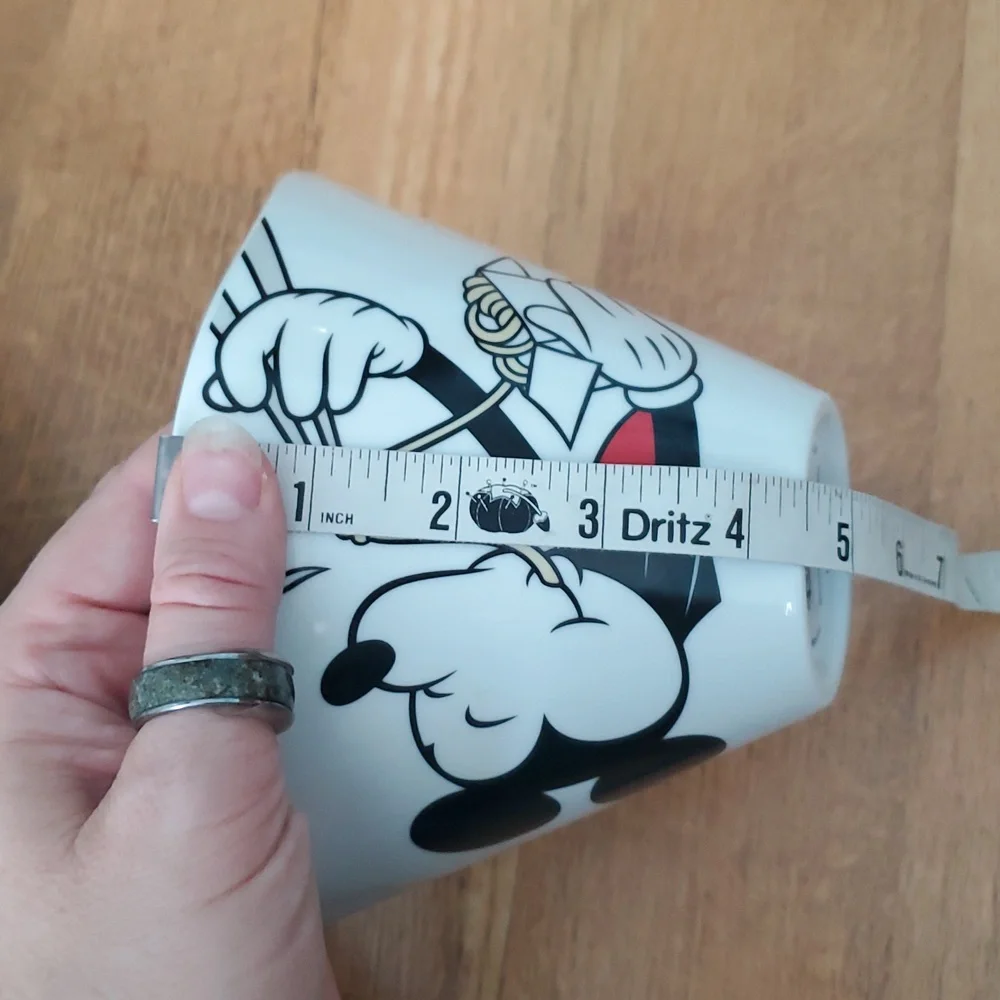 Disney Mickey Mouse White Ramen Rice Bowl‎ No Chopsticks